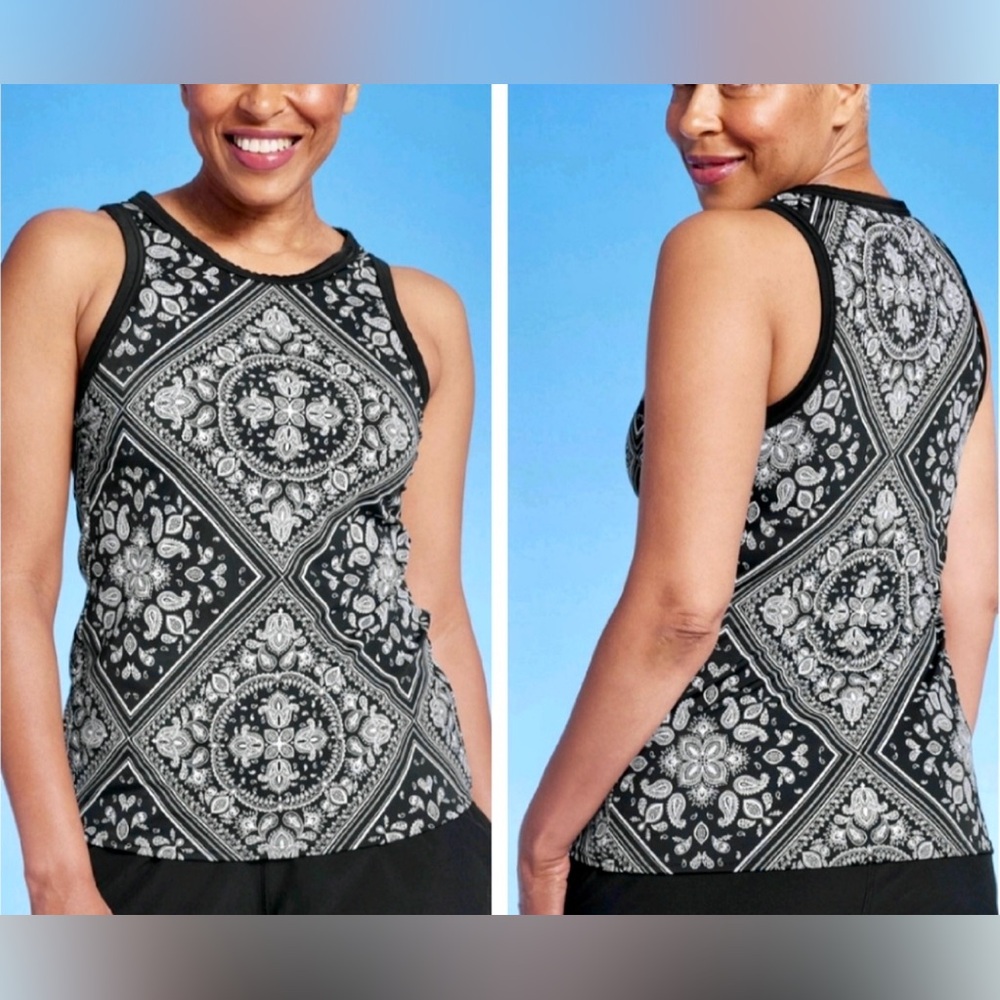 Land’s End, NWT, Bandana Tankini, Large (14-16)